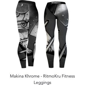 Makina Chrome Ritmokru Fitness Leggings
